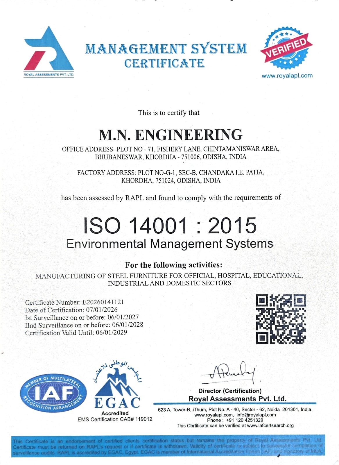 ZED Bronze Certificate